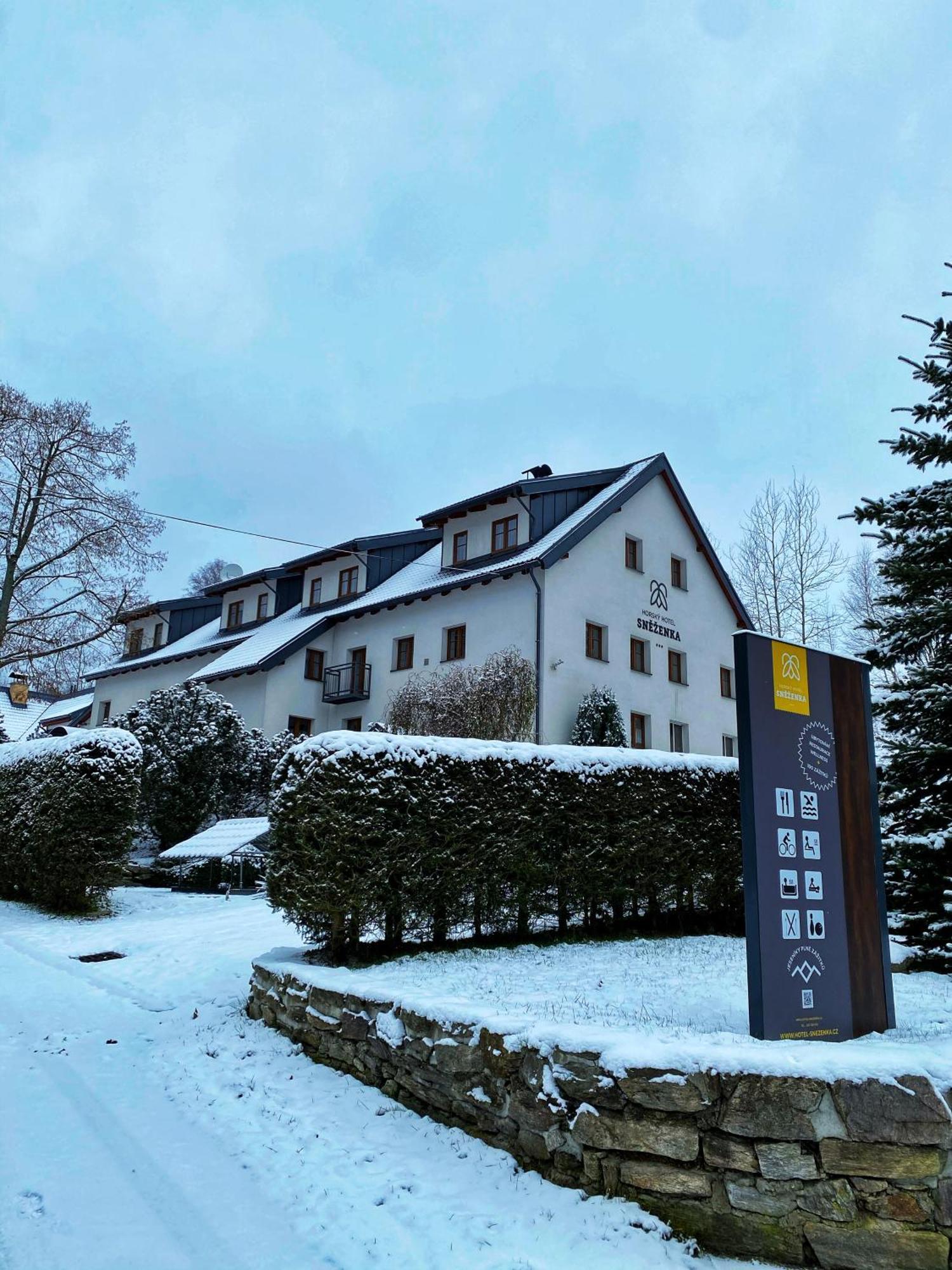 Horsky Hotel Snezenka Hynčice pod Sušinou Exteriör bild